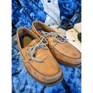 Sperry Top-Sider Leeward 0777894 Tan Leather Slip On Boat Shoes (Men's US 8.5M)